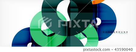 Geomtric modern backgrounds, rings abstract template Geomtric modern backgrounds, rings abstract template 43590040
