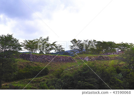 [國家歷史遺址，100大城堡的續集]赤城城（赤城城遺址）全景複製空間 43590068