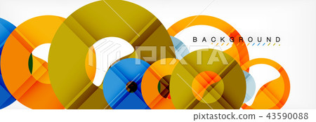 Modern geometrical abstract background 43590088