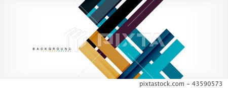 Minimal line design abstract background 43590573