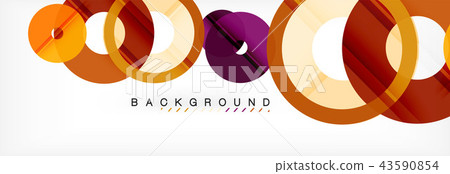 Geomtric modern backgrounds, rings abstract template Geomtric modern backgrounds, rings abstract template 43590854