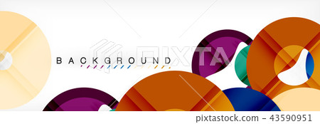 Geomtric modern backgrounds, rings abstract template Geomtric modern backgrounds, rings abstract template 43590951