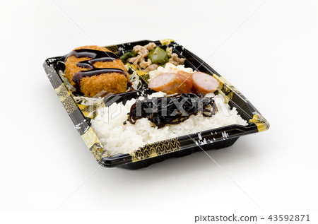 Beef croquette lunch box lunch 43592871