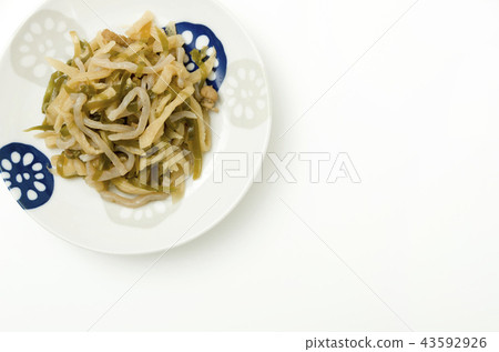 沖繩料理切碎的Iridie（煮熟的蘿蔔幹） 43592926