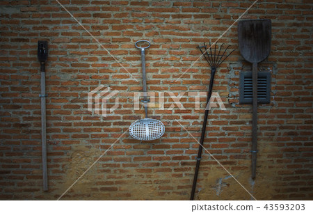 Farm tools agriculture background Farm tools agriculture background 43593203