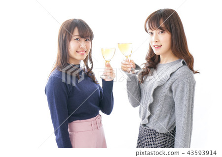 一個女人喝酒 一個女人喝酒 43593914