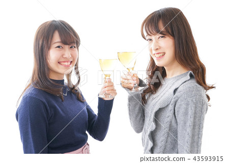 一個女人喝酒 一個女人喝酒 43593915