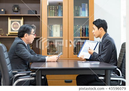 商人，顧問，機會，建議，會議 43596079