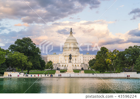 The United States Capitol building at sunset The United States Capitol building at sunset 43596224