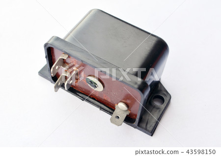 Car electromagnetic relay isolated on 43598150