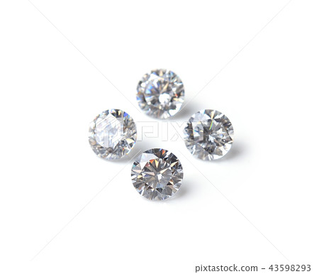diamond isolated on white background diamond isolated on white background 43598293