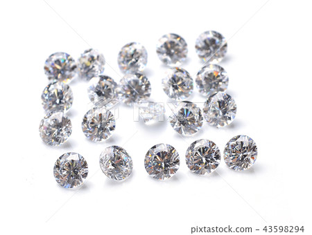 diamond isolated  on white background 43598294