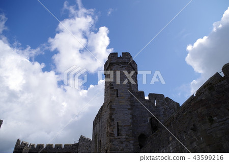 Blue sky and tower Blue sky and tower 43599216