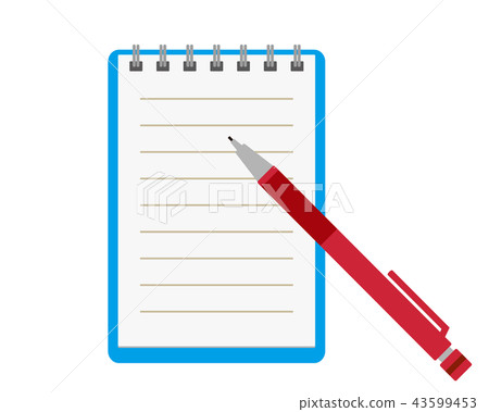 Notepad pencil Notepad pencil 43599453
