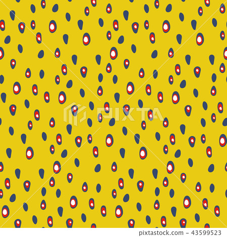 Abstract spotted drops seamless vector pattern. - Stock Illustration ...