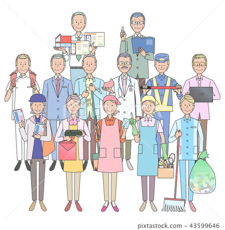 Various occupations of senior 43599646