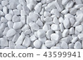 White gravel surface background. 43599941