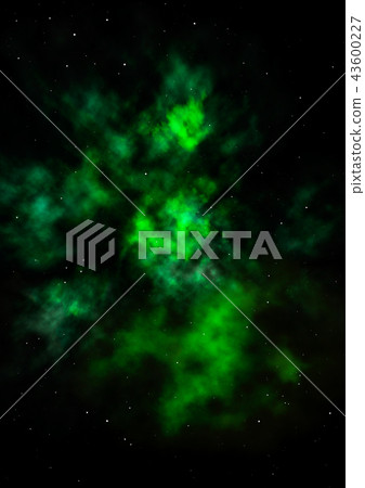 Small part of an infinite star field. 3D rendering 43600227