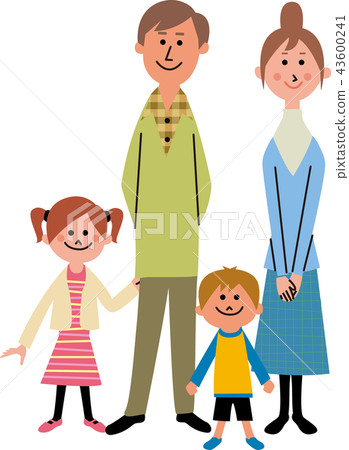 面向前方的家庭 43600241