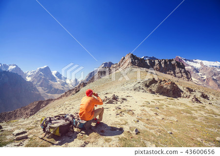 Hike in Fann mountains Hike in Fann mountains 43600656