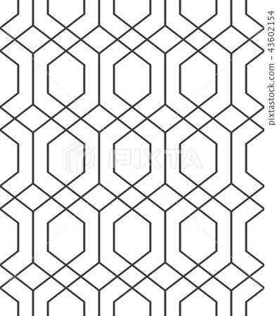 The geometric pattern with lines. Seamless The geometric pattern with lines. Seamless 43602154