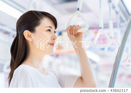 Business woman (train) photography cooperation "Keio Electric Railway Co., Ltd." 43602317