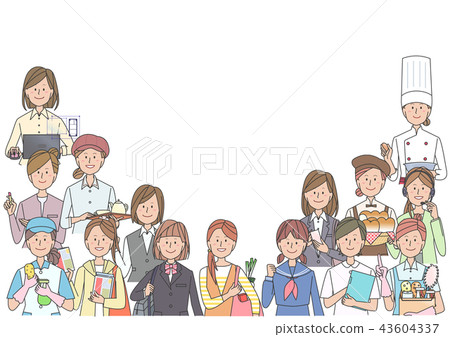 各種職業的女性 43604337