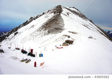 skiing resort Shymbulak, Almaty, Kazakhstan skiing resort Shymbulak, Almaty, Kazakhstan 43605082
