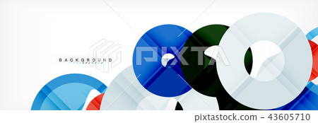 Geomtric modern backgrounds, rings abstract template Geomtric modern backgrounds, rings abstract template 43605710