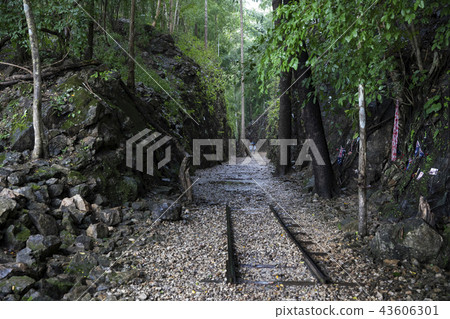 Tainan Railway Track Hellfire Pass in Kanchanaburi Tainan Railway Track Hellfire Pass in Kanchanaburi 43606301