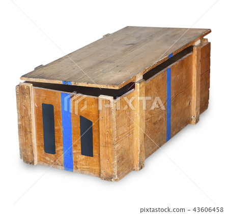 military box on white background military box on white background 43606458