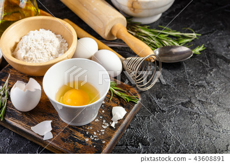 Ingredients for pie, bread or pasta Ingredients for pie, bread or pasta 43608891