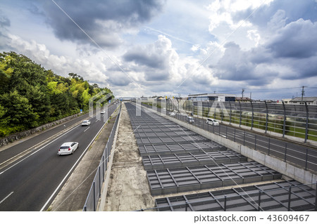 Aichi Prefecture Nagoya cityscape National highway No. 302 Ten white ward Ueda Aichi Prefecture Nagoya cityscape National highway No. 302 Ten white ward Ueda 43609467