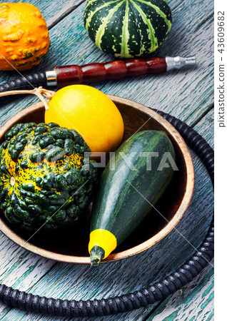 Oriental shisha with pumpkin Oriental shisha with pumpkin 43609682