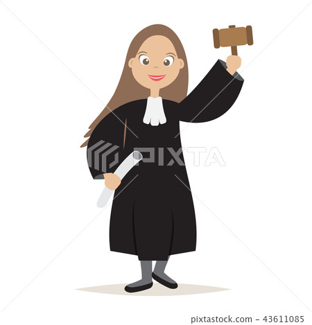 The Judge Cartoon Women Character 43611085