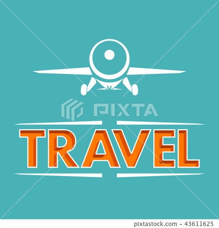 travel image with airplane travel image with airplane 43611625