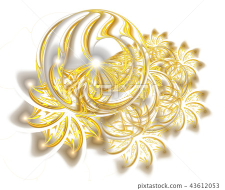 Abstract Christmas background in glowing gold Abstract Christmas background in glowing gold 43612053