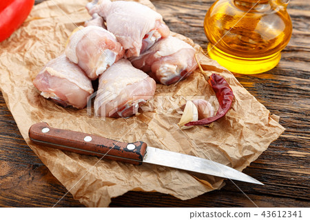 chicken legs on the table chicken legs on the table 43612341