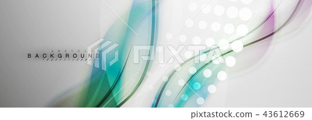 Smooth blur wave background 43612669