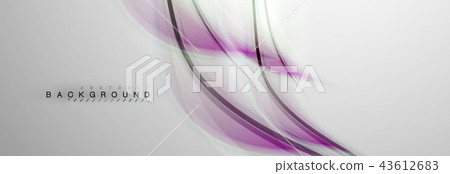 Smooth blur wave background 43612683