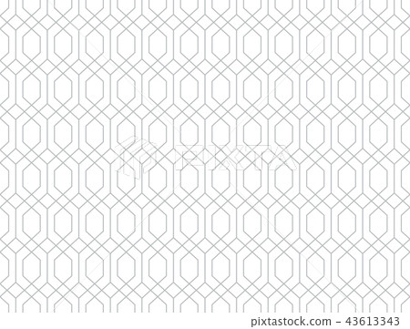 The geometric pattern with lines. Seamless vector-插圖素材 [43613343] - PIXTA圖庫