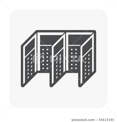 partition wall icon partition wall icon 43613545