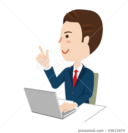 商人書桌工作 43613974