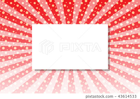 Red light sun ray and dots with text frame Red light sun ray and dots with text frame 43614533