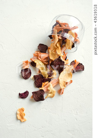 Vegetable dehydrated chips Vegetable dehydrated chips 43619318