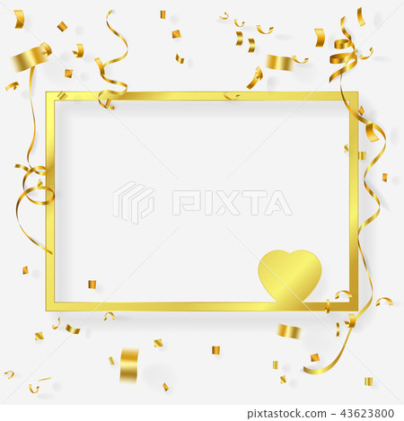 gold frame background 43623800