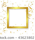 gold frame background 43623802