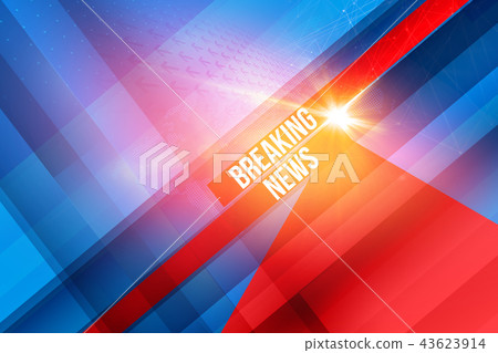 Graphical breaking news background concept series 43623914