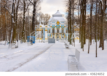 Pavilion Hermitage in Catherine park. Pushkin Pavilion Hermitage in Catherine park. Pushkin 43624852
