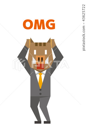 boar, wild boar, business man 43625722